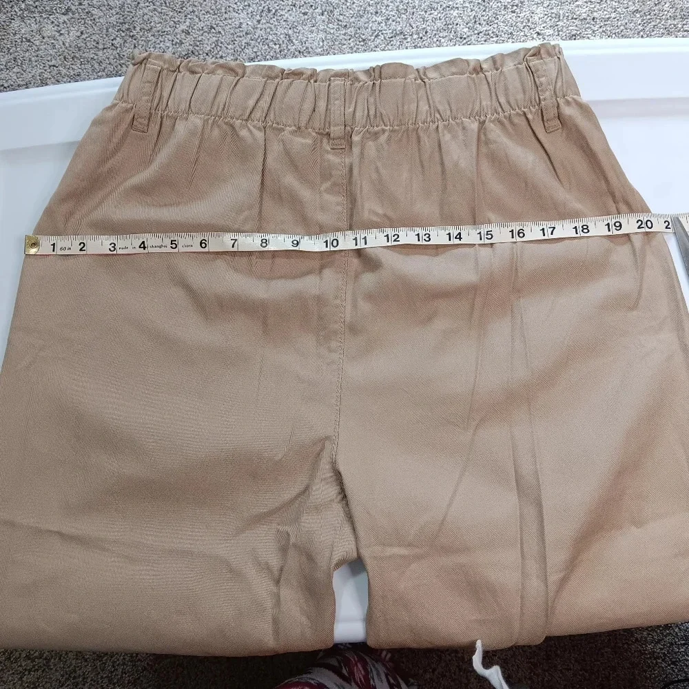 Sanctuary Women's super high-rise pants, straight leg, sz L, lyocell, pull-on. - Picture 10 of 16